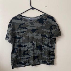 Zara camo top